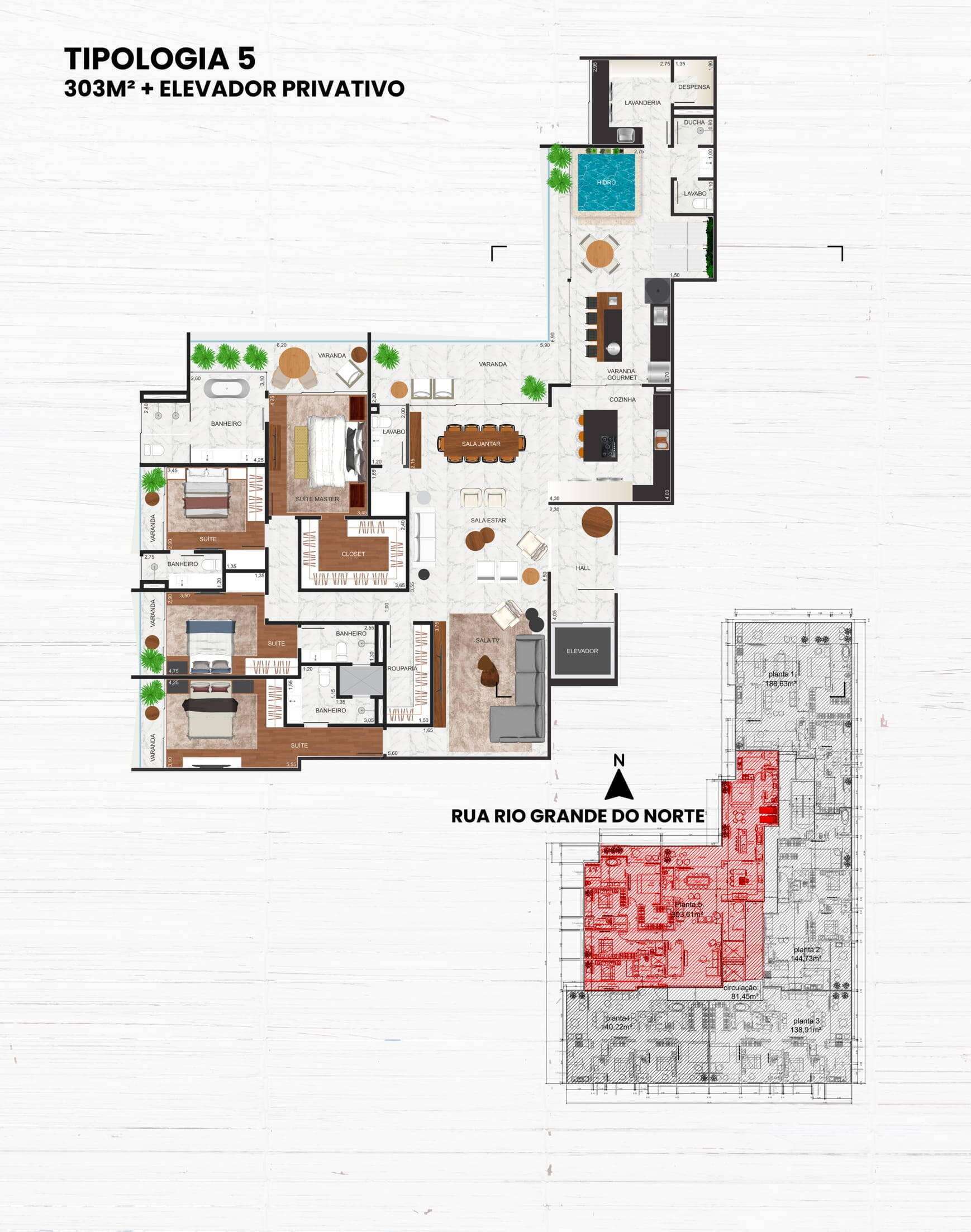 Apartamento, 4 quartos, 303 m² - Foto 15