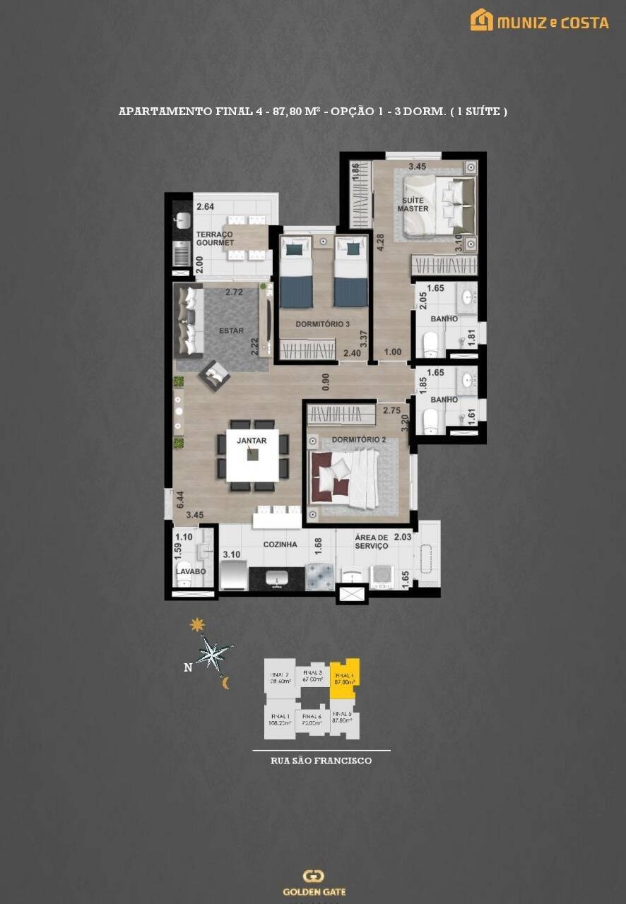 Apartamento, 3 quartos, 67 m² - Foto 10