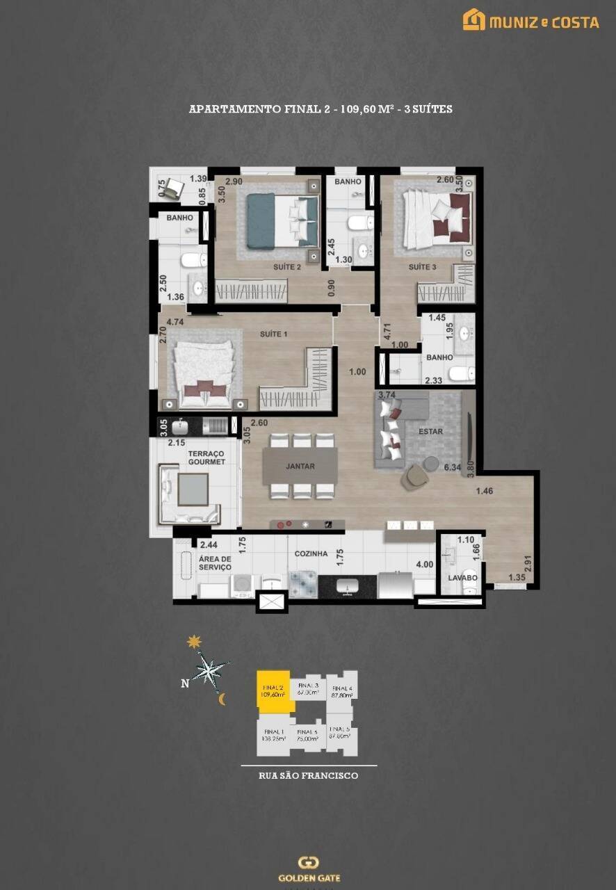 Apartamento, 3 quartos, 67 m² - Foto 14
