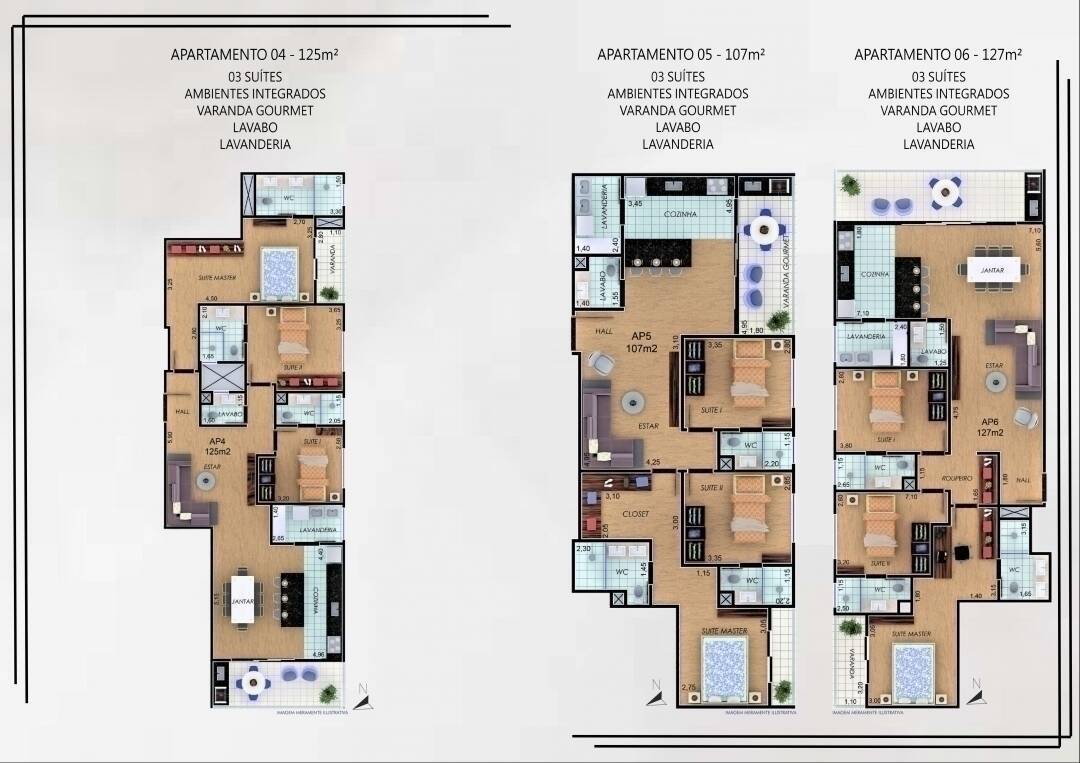 Apartamento, 3 quartos, 107 m² - Foto 38