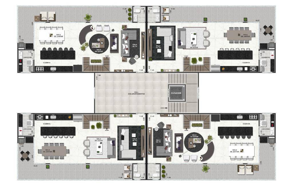 Apartamento, 3 quartos, 190 m² - Foto 9