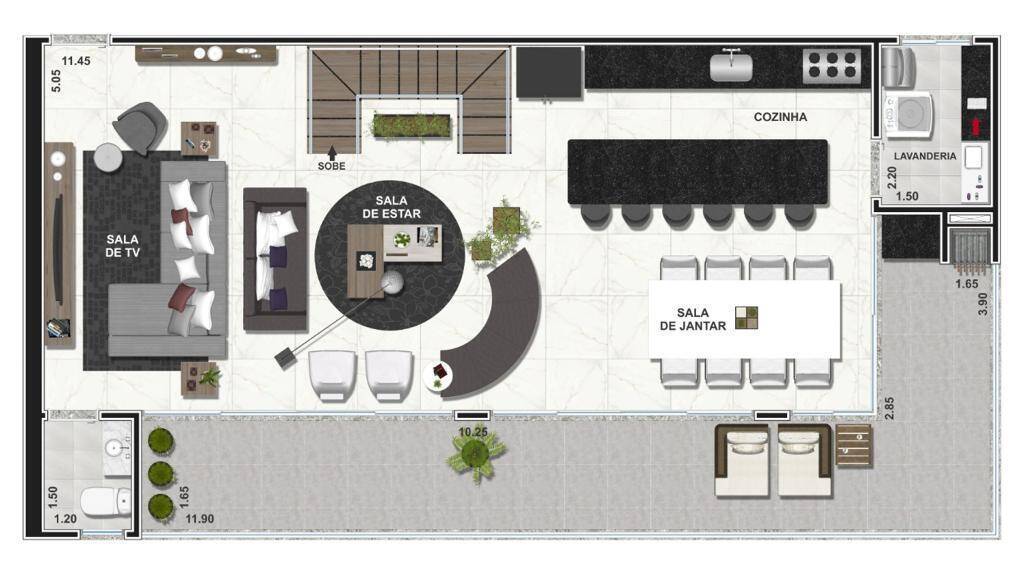 Apartamento, 3 quartos, 190 m² - Foto 11