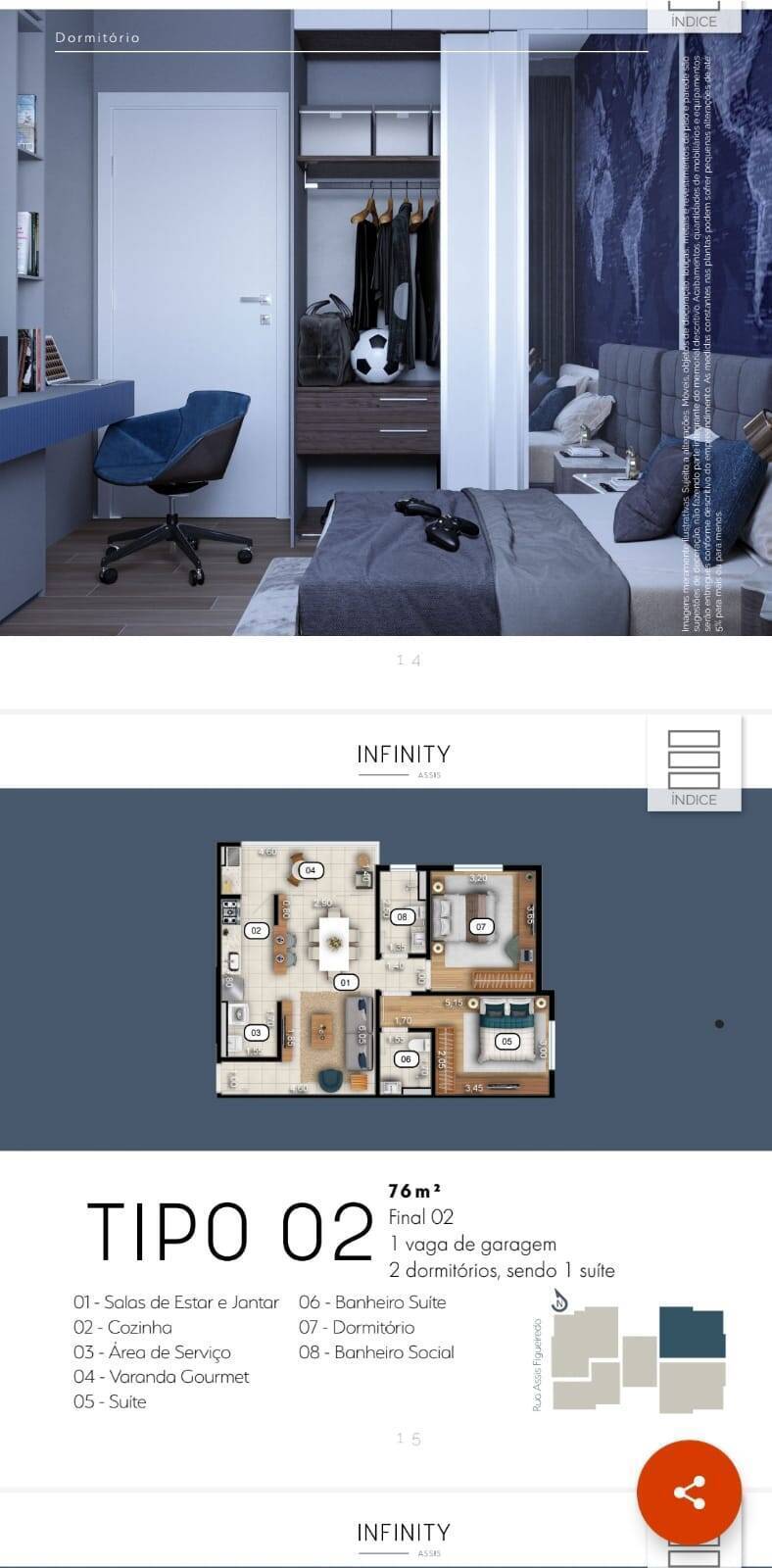 Apartamento, 2 quartos, 54 m² - Foto 8