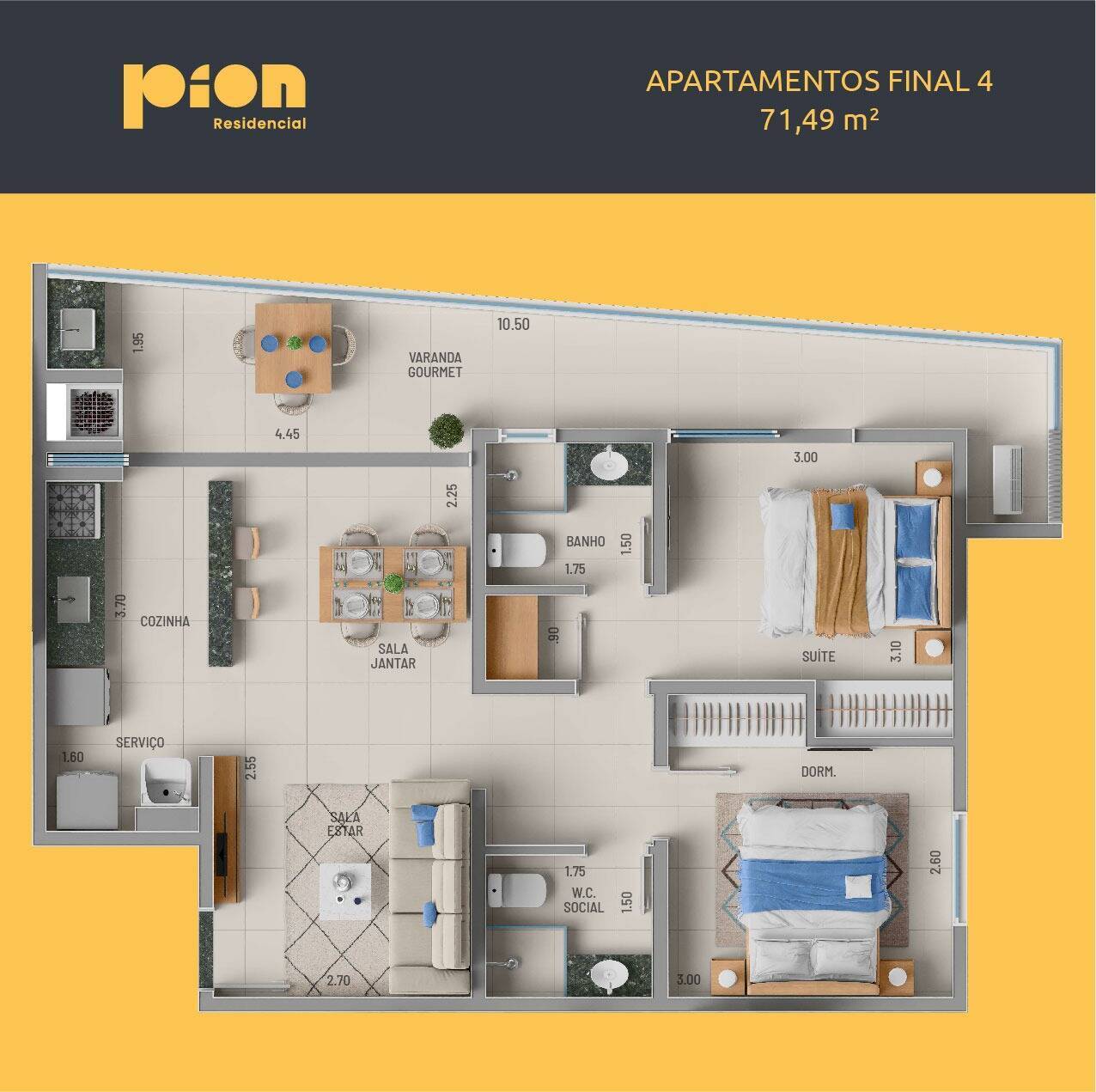 Apartamento, 2 quartos, 79 m² - Foto 9