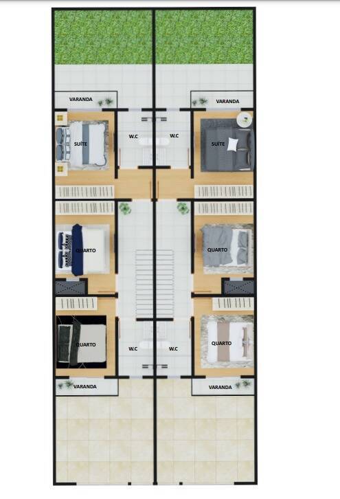 Casa, 3 quartos, 116 m² - Foto 2