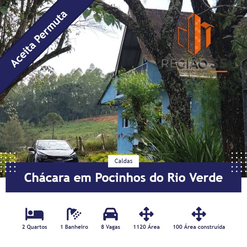 #833 - Chácara para Venda em Caldas - MG