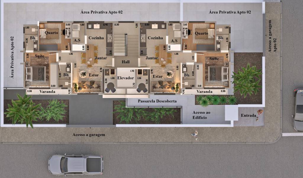 Apartamento, 2 quartos, 60 m² - Foto 10