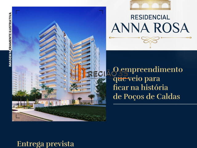 #610 - Apartamento em Construção para Venda em Poços de Caldas - MG - 1